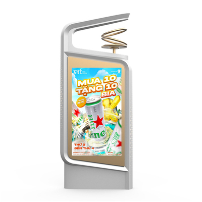 Easy installatio IP65 10000nits P4 P5 P6 P8 P10 3848hz mupi digital outdoor led digital signage display