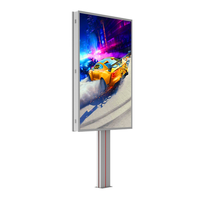 Easy installation waterproof IP65 p6 8000nits steel billboards led display outdoors led billboard price