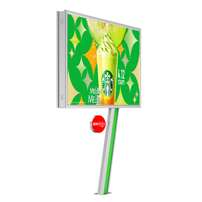 Easy installation digital display 8000nits IP65 P6 steel billboard outdoor advertising led billboard price