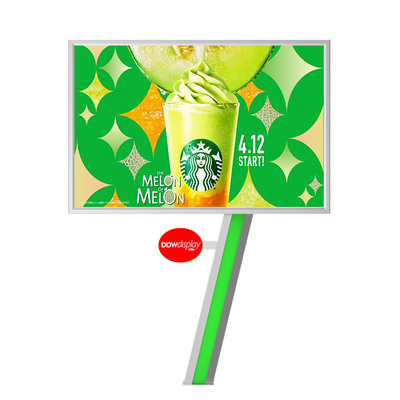 Easy installation digital display 8000nits IP65 P6 steel billboard outdoor advertising led billboard price