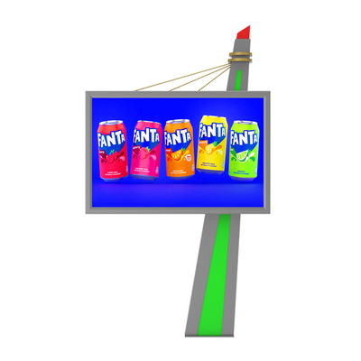 Customized high end design steel P6 waterproof outdoor advertising display led billboard led video wall