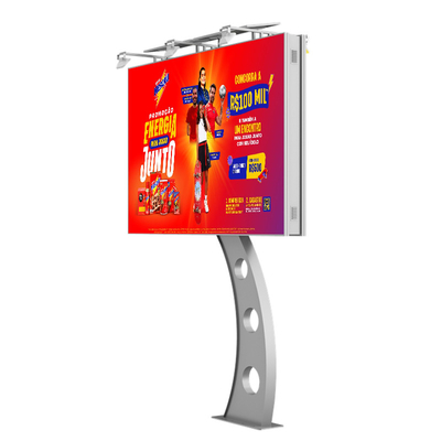 Easy installation IP65 waterproof p6 8000nits steel advertising digital screen led video wall