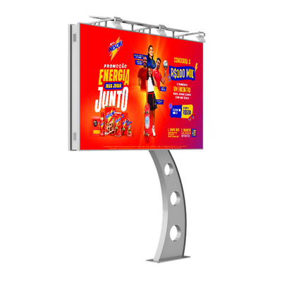Easy installation IP65 waterproof p6 8000nits steel advertising digital screen led video wall