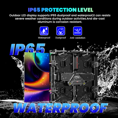 7680hz waterproof 500x500 full color p3.91 p1.56 P2.604  panel indoor outdoor display wall stage rental led screen