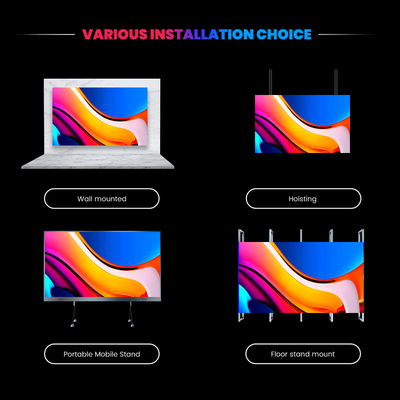 P0.78 P0.9375 P1.25 P1.5625 600x337.5mm Quantum Dot Micro COB LED Display - No Color Deviation for Indoor Advertising and Control Rooms