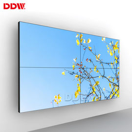 Lightweight LCD 55 Inch Video Wall Display Systems , 500 Nits Brightness Commercial Video Wall