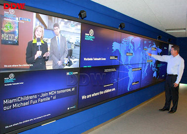 Good Vision Effect Interactive Video Wall With Ultra Narrow Bezel 1.7mm