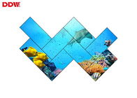 Multi Color Video Wall Mosaic , Transparent Seamless Video Wall Displays