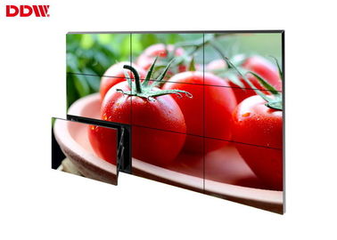 Frameless Interactive Touch Screen Video Wall , Horizontal 46 LCD Video Wall Display