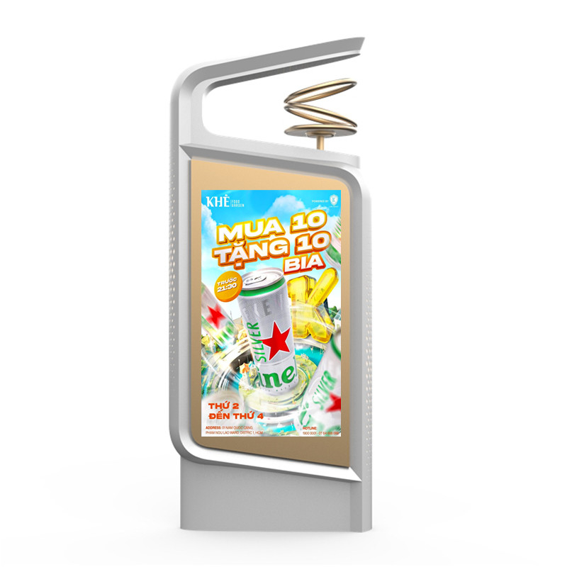 Easy installatio IP65 10000nits P4 P5 P6 P8 P10 3848hz mupi digital outdoor led digital signage display