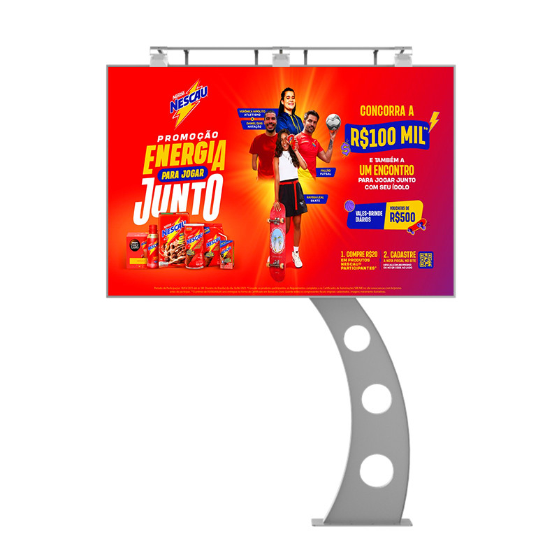 Easy installation IP65 waterproof p6 8000nits steel advertising digital screen led video wall