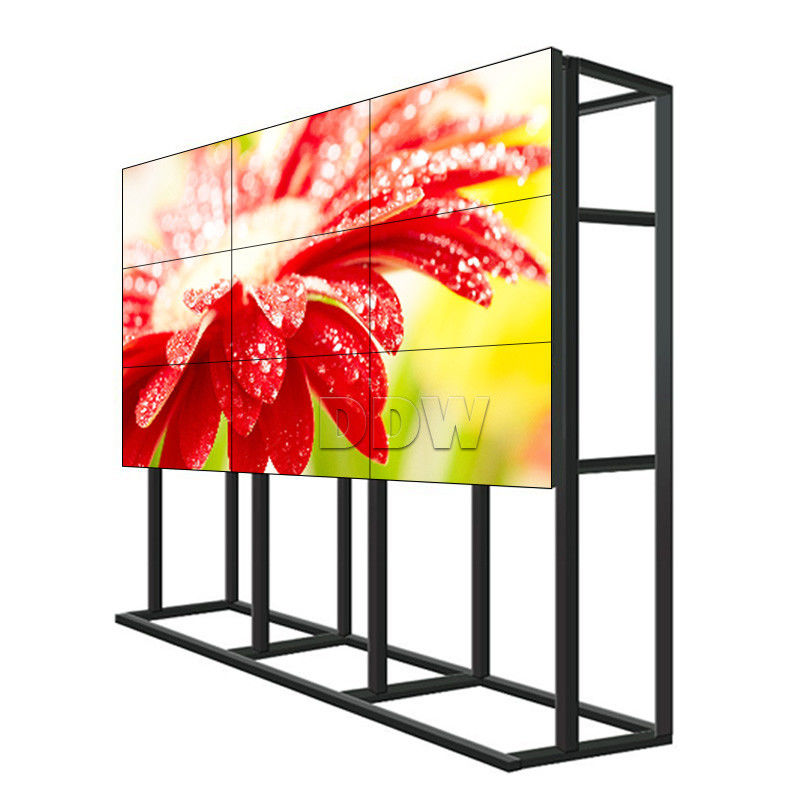 Anti Glare Surface Monitor Para Video Wall / Multi LCD Display 500 Nits