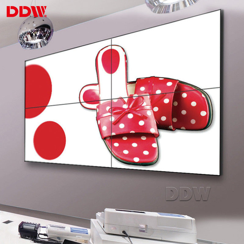 Narrow Bezel Commercial Video Wall 8 Bit 16M Color Support Variety Signal Ports
