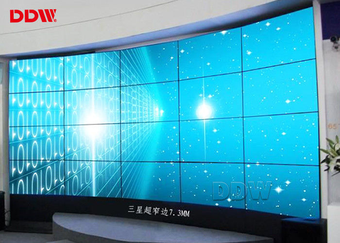 55 Frameless LCD Display HDMI VGA DVI Signals 700 Nits With Samsung Panel