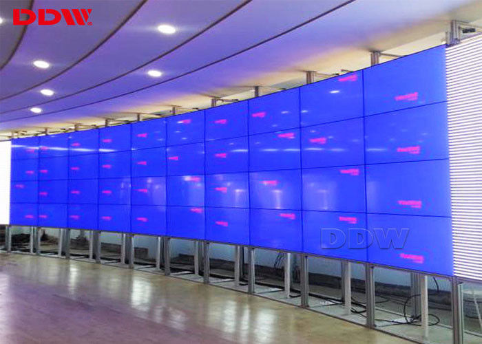 Seamless ARC LCD Video Wall , Meeting Room Various Interface LCD Video Wall Display