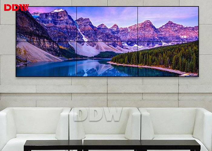 High Resolution 55 Inch DDW LCD Video Wall Support Matrix Joint Control