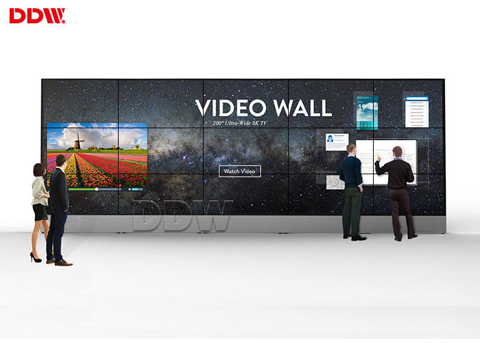 Indoor Interactive Touch Screen Video Wall , TFT 55 Video Wall Display