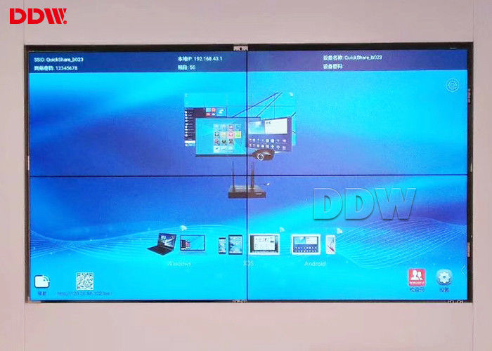 Multi Display Seamless Video Wall , Large 4x4 Video Wall Advertising